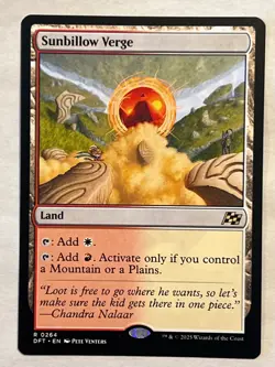 MTG - Sunbillow Verge - Aetherdrift - Rare - NM - Magic the Gathering - Image 1