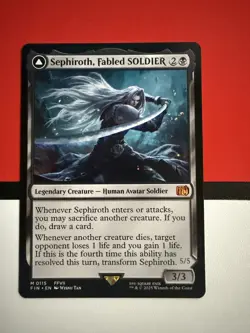 Magic the Gathering: Sephiroth Fabled Soldier M 0115 FIN NM - Image 1