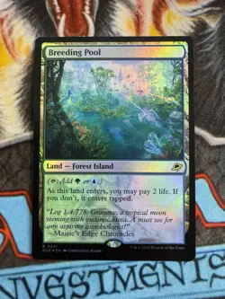 MTG FOIL Breeding Pool | Edge of Eternities | 251 MTG - Image 1