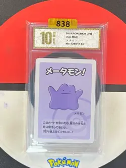 Pokemon Ditto 2019 Old Maid Japanese Grade10 - Image 1