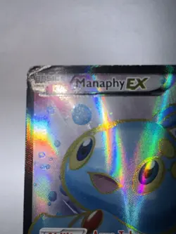 Pokemon XY Breakpoint Manaphy EX 116/122 Full Art Ultra Rare HP Condition - Image 2