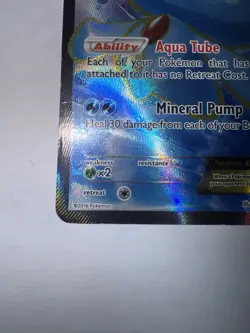 Pokemon XY Breakpoint Manaphy EX 116/122 Full Art Ultra Rare HP Condition - Image 3