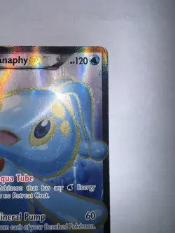 Pokemon XY Breakpoint Manaphy EX 116/122 Full Art Ultra Rare HP Condition - Image 5