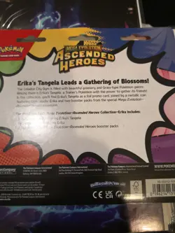 Pokemon TCG Ascended Heroes Two Pack Blister Erika Tangela Brand New - Image 2