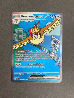 Carte Pokemon : Roucarnage EX 225/197 Flammes Obsidiennes Francaise - Image 1