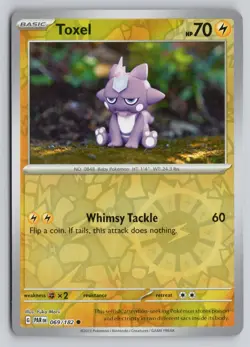 TOXEL 069/182 COMMON PARADOX RIFT POKEMON REVERSE HOLO NM - Image 1