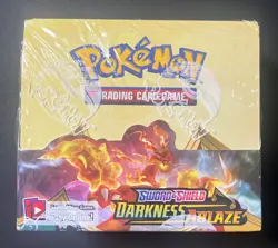 Pokemon Sword & Shield Darkness Ablaze booster box sealed - Image 1