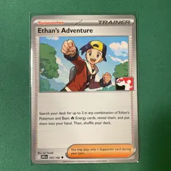 Ethan's Adventure 165/182 Play! Pokemon Prize Pack BOTH Cosmo holo and non-holo - Image 5