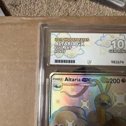 Pokemon TCG Altaria GX Full Art Holo Card SV77 Hidden Fates ACE 10 - Image 2