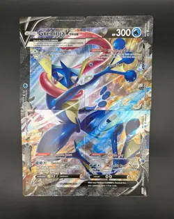 JUMBO Greninja V Union Oversized Card SWSH155-58 Black Star Promo Pokemon NM - Image 1