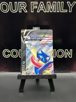 JUMBO Greninja V Union Oversized Card SWSH155-58 Black Star Promo Pokemon NM - Image 2