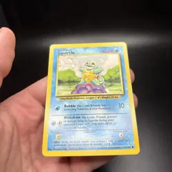 Squirtle 63/102 Common Base Set Unlimited WOTC Vintage Card NM Near Mint -j - Image 5