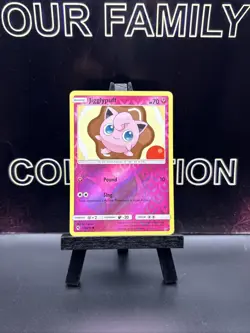 Pokemon Card Jigglypuff Lost Thunder Reverse Holo 133/214 NM - Image 1