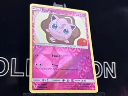 Pokemon Card Jigglypuff Lost Thunder Reverse Holo 133/214 NM - Image 4