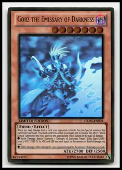 Gorz the Emissary of Darkness GLD5-EN024 Gold Series: Haunted Mine Yugioh Card - Image 1