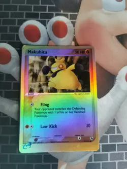 Pokemon Card Makuhita 57/109 EX Ruby & Sapphire Reverse Holo - Image 1
