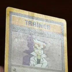 Imposter Professor Oak 73/102 Non Holo Rare Base Set Pokemon Card DMG - Image 3