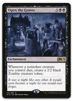 Open the Graves #112 (NM) Zendikar Rising PPZNR Magic MTG - Image 1