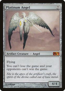 Platinum Angel #212 (MP) Magic 2011 M11 Magic MTG - Image 1