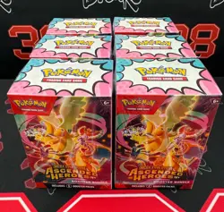 Pokemon TCG Mega Evolution: Ascended Heroes Booster Bundle 6 BOX LOT - Image 1