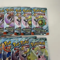Pokemon Journey Together Booster Pack Bundle Lot of 15 Packs - Image 3
