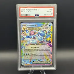 Pokemon Glaceon EX 026/131 Prismatic Evolutions Non Stamped - PSA 10 TCG - Image 1