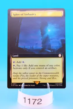 MTG Spire of Industry (Extended Art) Universes Beyond: Fallout Foil #511 - Image 1