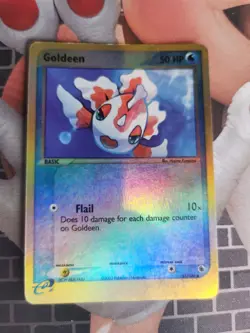 Pokemon TCG Goldeen EX Ruby & Sapphire 55/109 Reverse Holo Common LP/NM - Image 1