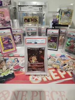 Team Rocket's Meowth 203/182 Destined Rivals Illustration Rare Holo PSA 10 - Image 1