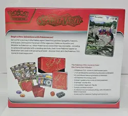Pokemon Scarlet & Violet Base Elite Trainer Box ETB Koraidon Promo Pokemon TCG 820650854668 - Image 2
