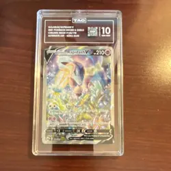 Pokemon Galarian Rapidash V Chilling Reign Full Art Ultra Rare 168/198 TAG 10 - Image 1