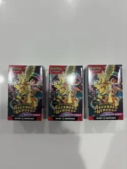 Pokemon TCG Ascended Heroes Booster Bundle Sealed Lot of (3) - Image 1