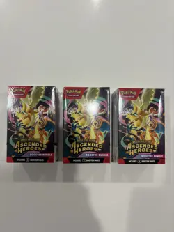 Pokemon TCG Ascended Heroes Booster Bundle Sealed Lot of (3) - Image 3