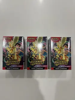 Pokemon TCG Ascended Heroes Booster Bundle Sealed Lot of (3) - Image 4