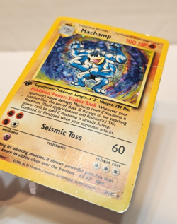Machamp 8/102 Holo Rare 1st Edition Base Set Pokemon 1750 - Image 2