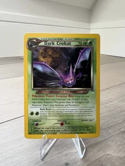 Pokemon TCG Dark Crobat Neo Destiny 2/105 Holo Rare - Image 1