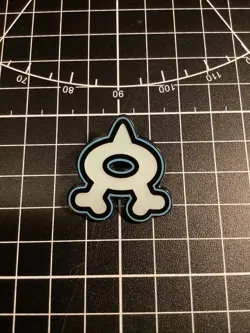 Pokemon, Official Collectible Pin, Team Aqua, Metal, Good Condition - Image 1