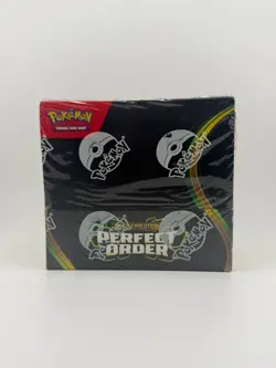 Pokemon TCG Mega Evolution-Perfect Order Booster Display Box w/ Acrylic Case - Image 2