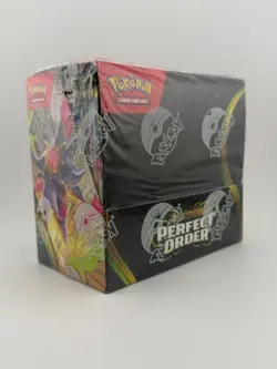 Pokemon TCG Mega Evolution-Perfect Order Booster Display Box w/ Acrylic Case - Image 5