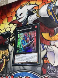 Yu Gi Oh ! Fetard Springans LIOV-FR041 Super Rare en Francais Neuf 1st - Image 1