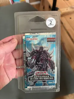 francais vf 2 boosters YU-GI-OH vintage battle pack 3 la ligue des monstres - Image 1