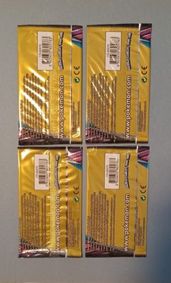 Pokemon Unified Minds Factory Sealed 3 Card Pack Complete Art Set of 4 - Image 2