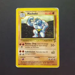 Pokemon Card WOTC: Machoke 49/130 - Base Set 2 - Image 1