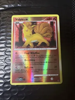 Pokemon Vulpix TCG Platinum SH6 Reverse Holo Rare Card Nintendo LP - Image 1