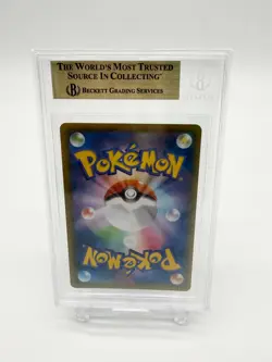 Beckett 9.5 Pikachu CHR 054/049 SM11B Dream League Pokemon Card Japanese 2019 - Image 2