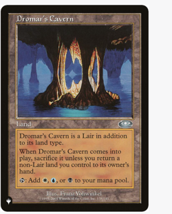 MTG Dromar’s Cavern - The List Reprints LIST NM Multicolor Land Uncommon Esper - Image 1