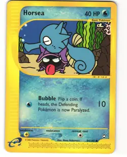 Horsea Common Pokemon TCG Aquapolis 84 MP - Image 1