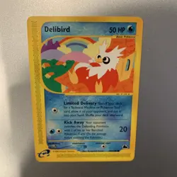 Pokemon TCG Delibird 49/144 Skyridge Common Regular English NM - Image 1