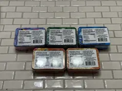 Pokemon Vintage 2002 Dart Mini Lunch Box Gum Tin 5pc Lot - Sealed New - Image 5