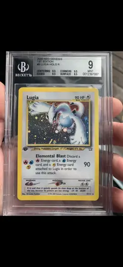 Pokemon Lugia Neo Genesis 1st Edition Holo Rare #9 BGS 9++ Mint - Image 1
